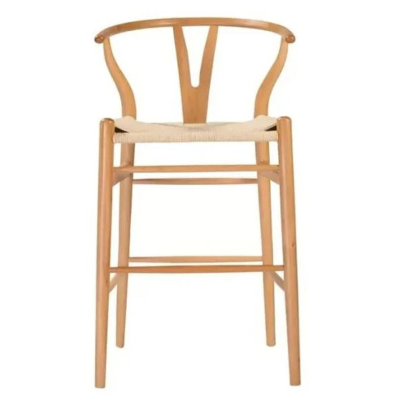 Tabouret en bois massif Uyuni, Naturel