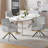 Simple Solid Color Chenille Dining Chair with Armrests-1606599898