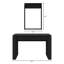 Bureau compact Solen, chêne noir-1547034084