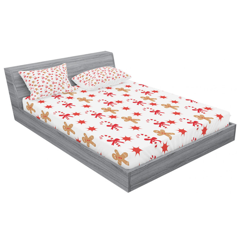 Microfiber Sheet Set, Full Sheet Set with Fitted Sheet