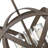 Carson 3-Light 12V LED Outdoor Orb Pendant, Vintage Iron