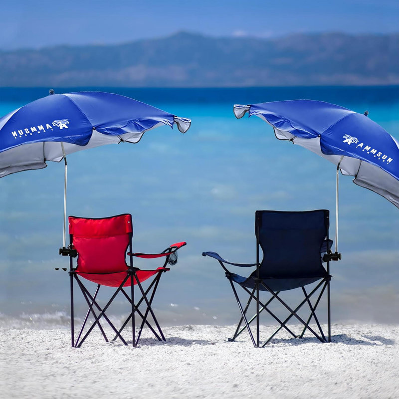 Parasol avec pince universelle et réglable, Marine