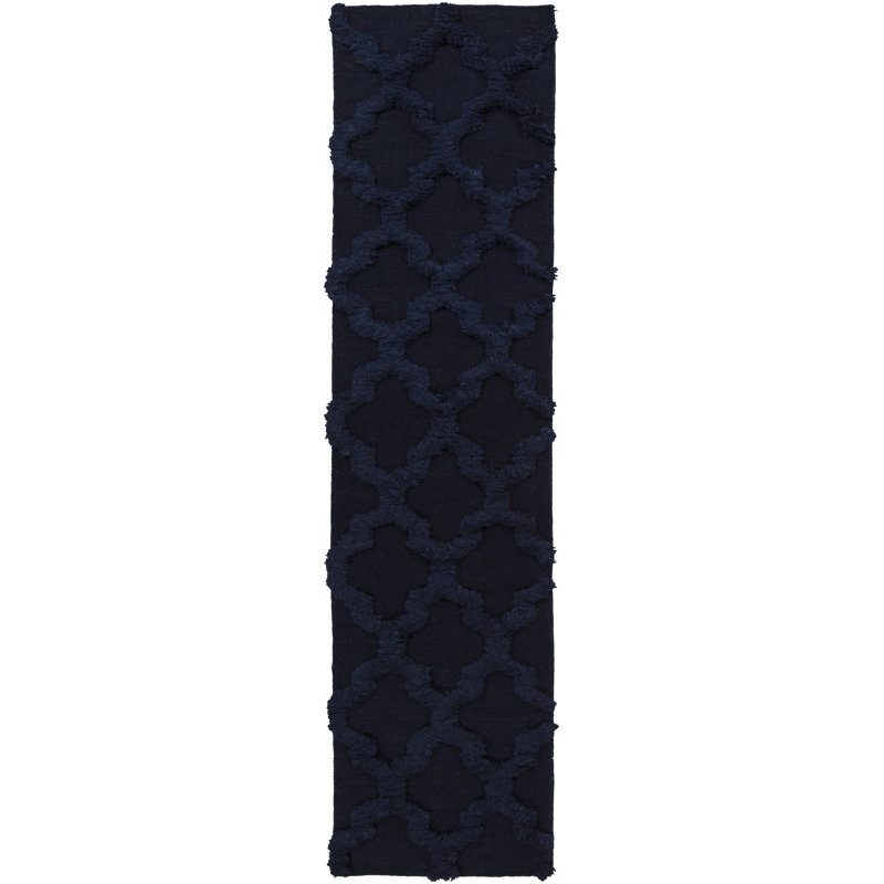 Karev Wool Geometric Indoor Rug, Runner 2'6" x 8'