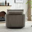 Fauteuil relax en velours côtelé gris - capacité de poids de 450 lb Matériau de revêtement de la chaise pivotante
