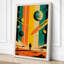 Desert Under Stars Retro - Wrapped Canvas-2102048484-2102048490