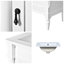 Meuble-lavabo moderne de 18 pouces avec lavabo-40095798