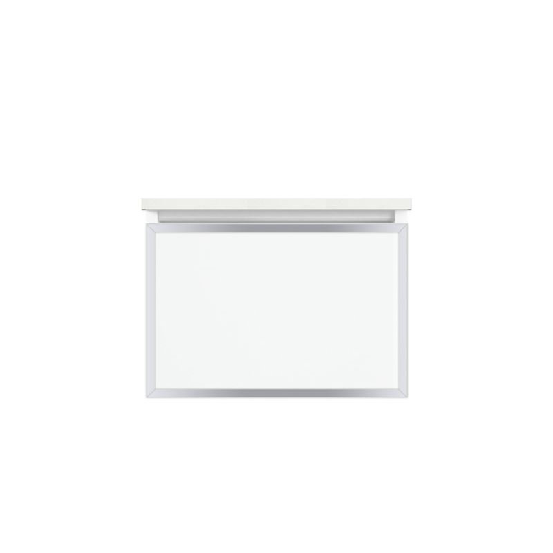 Profiles Framed 24" Bathroom Vanity Base Only, Black/Matte Gold, Yes, Full Drawer