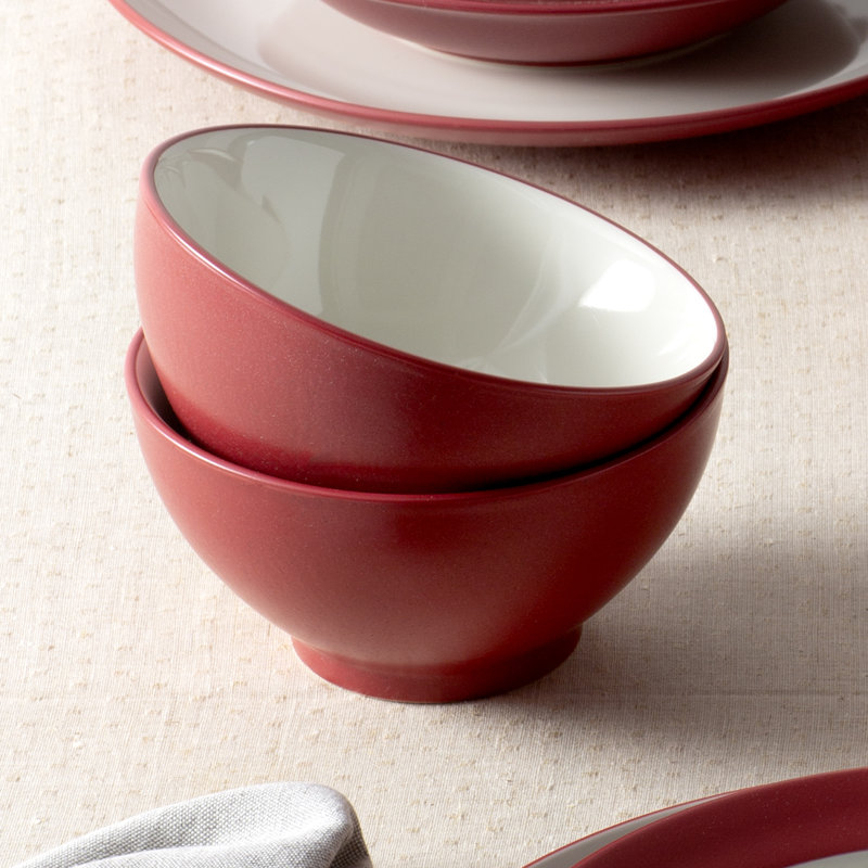 Noritake Colorwave Rice Bowls, Raspberry