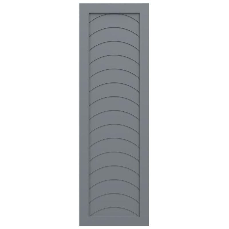 Volets de style moderne EnduraCore Composite Kyoto, Déferlement de l'océan, L 18 po, H 47 po