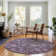 Premium Machine Washable Prisco Plum Rug