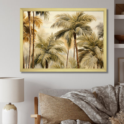 Palm Tree Desert Oasis III - Palm Trees Wall Art Palm Canvas Print