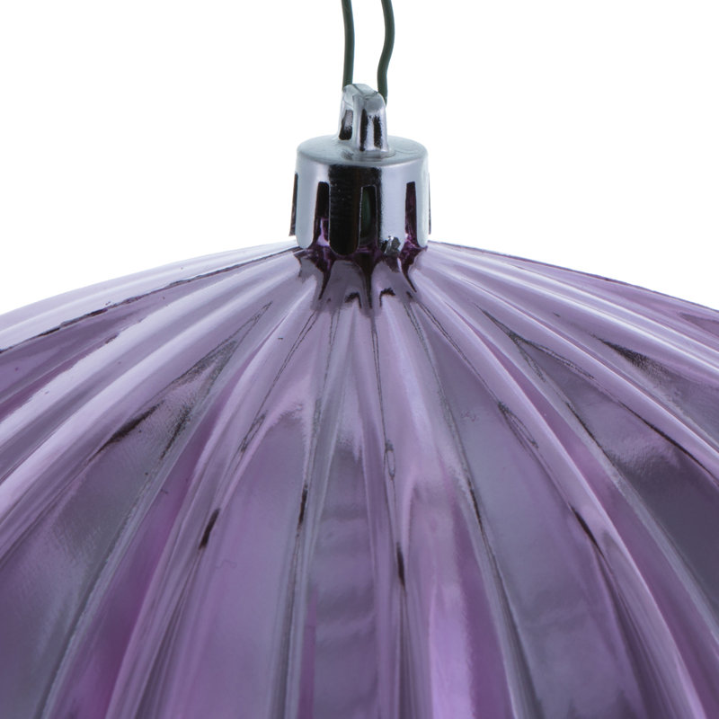 Ornement de Noël 5,7 po UV, Rose brillant