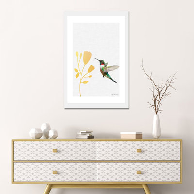 " Hummingbird And The Flower "