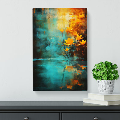 Pond Abstract No.2 - Wrapped Canvas