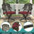9-Piece Outdoor Patio Dining Set For 8, All Weather Cast Aluminum Patio Funiture Table And Chairs Set- Large 64" Square Table And 4 Swivel Rocker Chairs, 4 Stationary Chairs For Garden-565562495