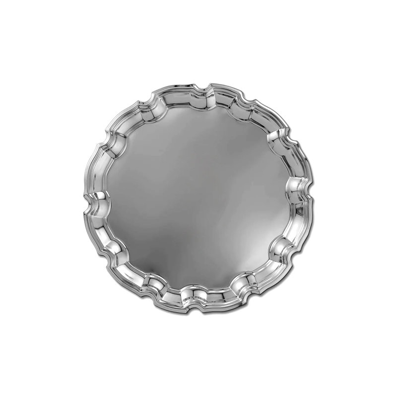Plateau en acier inoxydable Chippendale, l 7 po x P 7 po