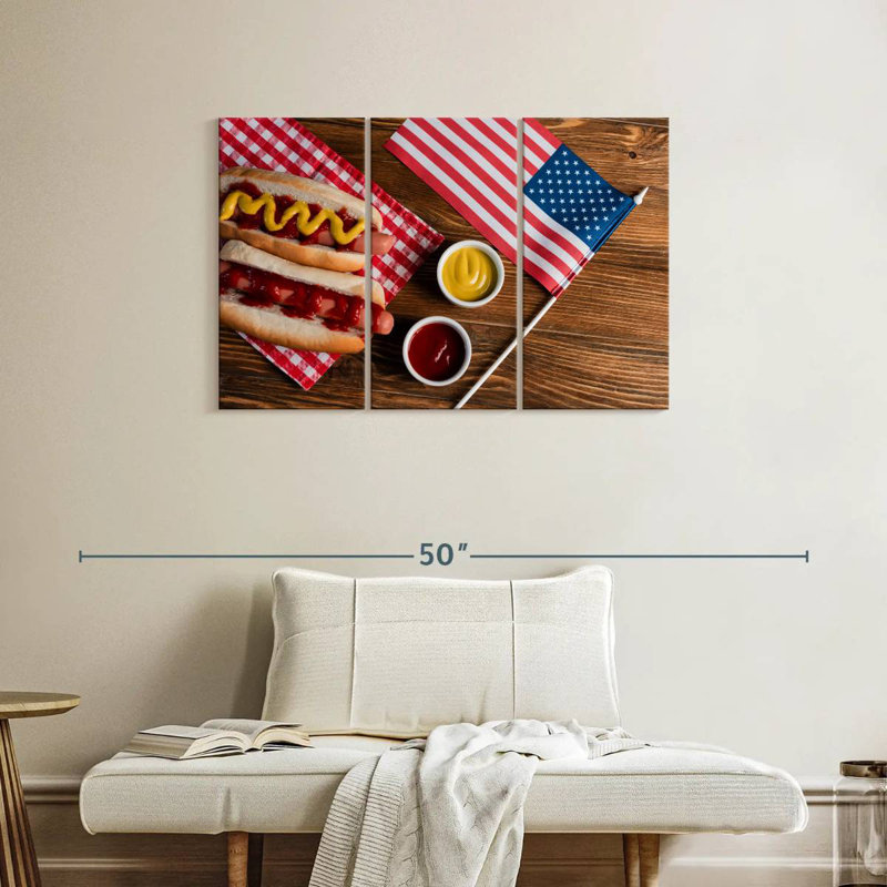 American Hot Dogs, H 24 po x l 38 po