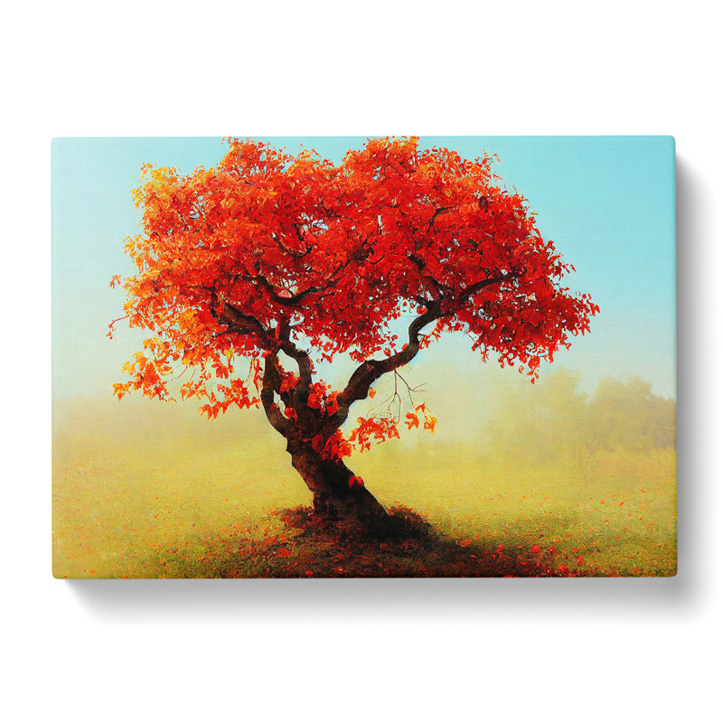 Picturesque Apple Tree - Wrapped Canvas Print, 35cm H x 50cm W x 3cm D