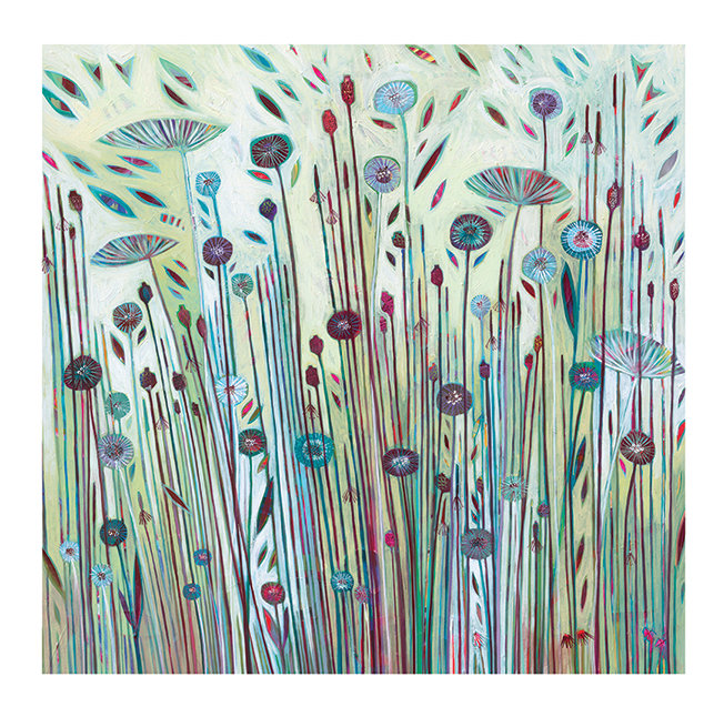 Lets Play In The Field by Shyama Ruffell - No Frame Print, 40cm H x 40cm W, No Mount