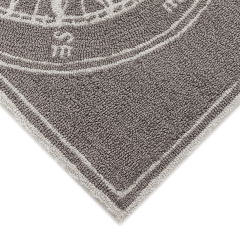 Tapis de cuisine Shelborne, Rectangle 2 pi 6 po x 4 pi, gris