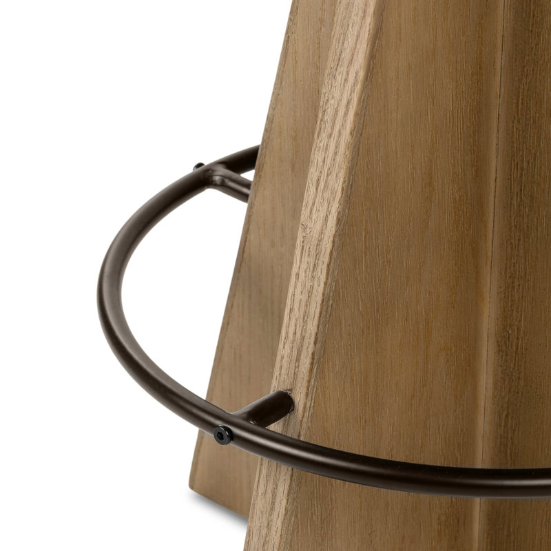 Damon Swivel Stool-Sapphire Khaki-Counter, Brown, Harbor Sand, Bar Stool (27.17" Seat Height)