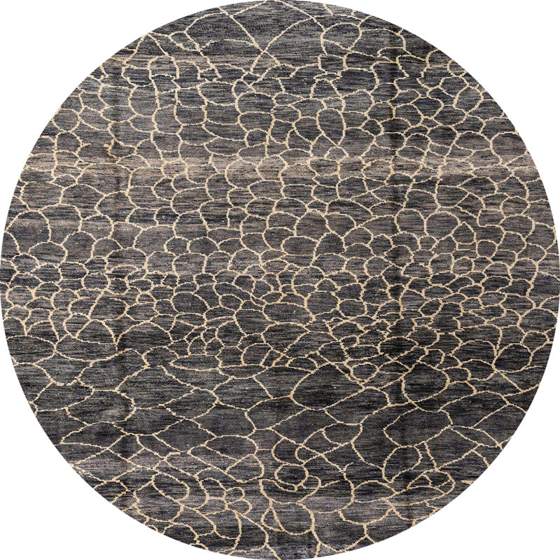 Abstract Indoor Rug, Round 3'