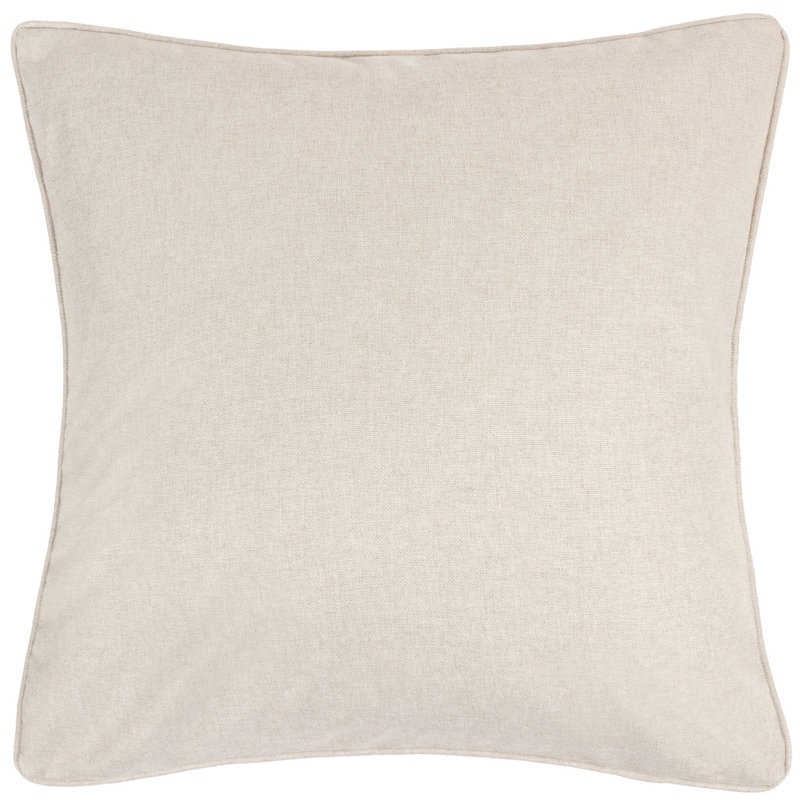Dawn Square Throw Pillow Cover, Linen