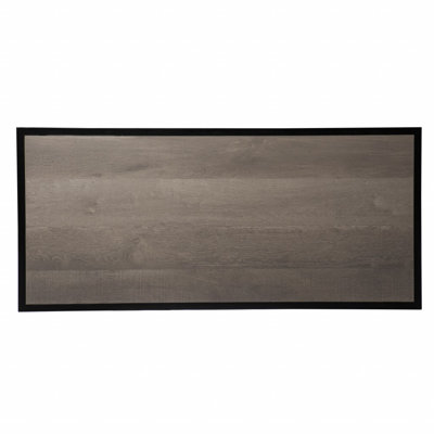 Piédestal en bois noir et gris 44 po
