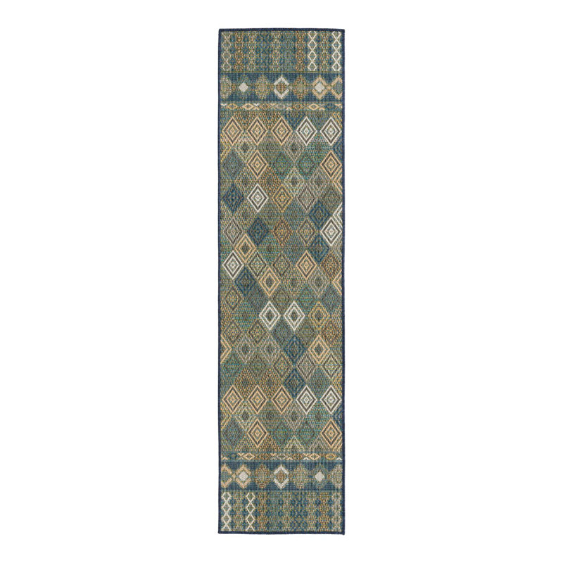Jacole Offee Indoor/Outdoor Rug, Runner 2' x 7'10"