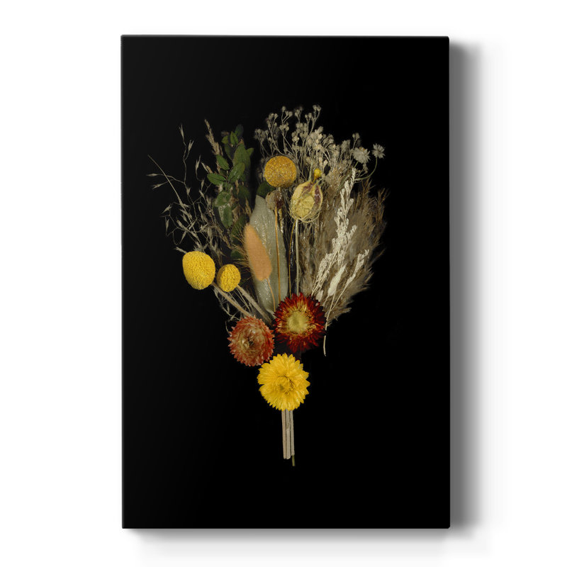 Nosegay II Framed Print -Gallery Wrapped Cavas, 18" H x 12" W