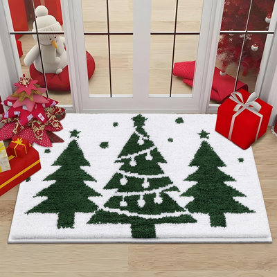 Tapis de salle de bain arbre de Noël