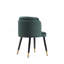 Chaise de salle à manger en vert-1820427007