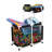 Extra Large Mesh Pool Storage Bin Noodles Holder Toys Organizer Rolling 6 Wheels Double Decker Cart