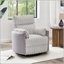 Fauteuil inclinable manuel en velours côtelé Sabria Bocaton-106462792