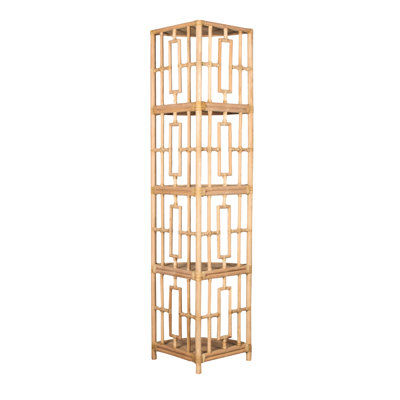 Manley 72" H x 23" W Wood Corner Bookcase