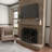 Reclaimed Axed Cut Heritage Timber Faux Wood Fireplace Mantel-96388715-96388710