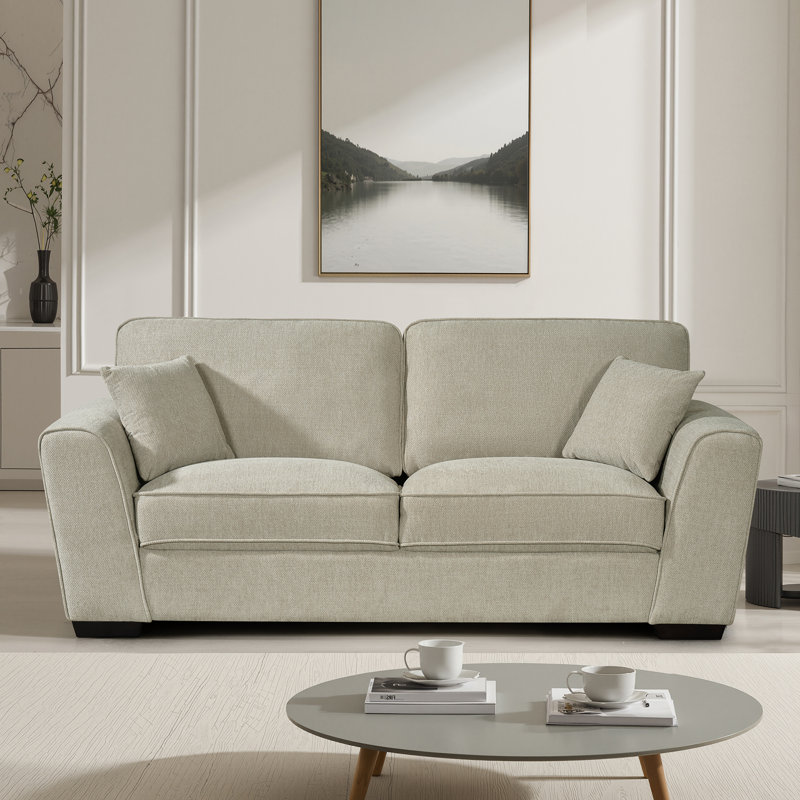 Alasha Fabric Sofa, 3, Beige