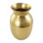 Metal Hammered Spotted Decorative Gold Vase