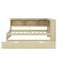 Lit de jour simple avec armoires de rangement gigogne et ports USB-666153305