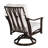 Coco Cushioned Dining Swivel Rocker
