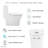 Cascade II Cascade Dual-Flush Elongated One-Piece Toilet (Seat Included)