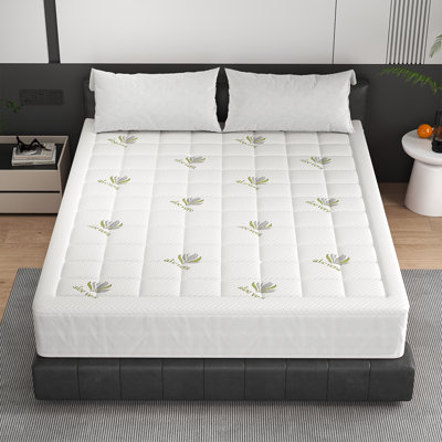 3cm Thin Mattress Topper with Deep Fitted Skirt