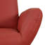 Chaise rembourrée en cuir italien moderne-1865678295