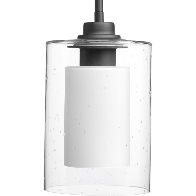 Lewter 1 - Light Single Pendant, Graphite, 10" H x 5.88" W x 5.88" D