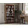 100% Solid Wood 6-Shelf Bookcase with Adjustable Shelves