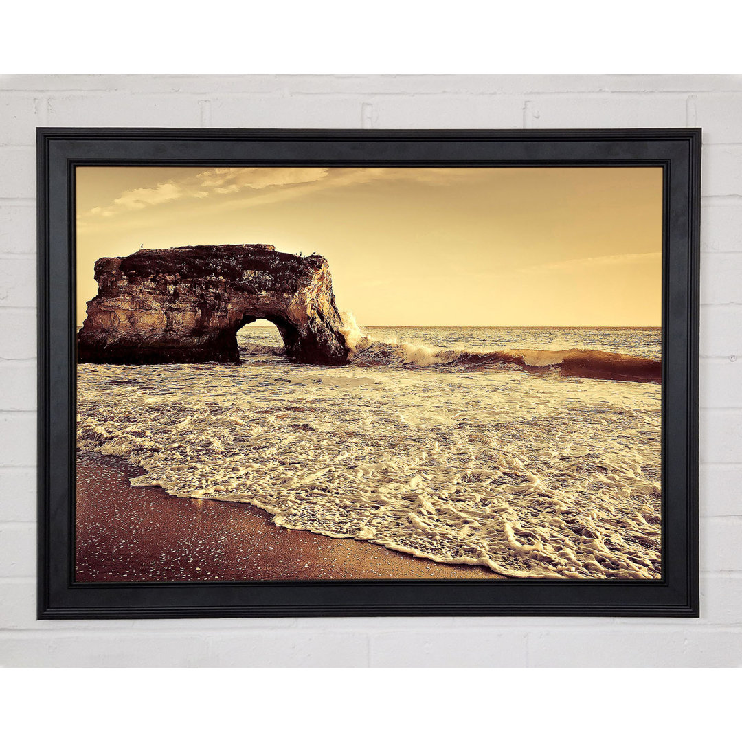 Gerahmtes Wandbild Beach Arch