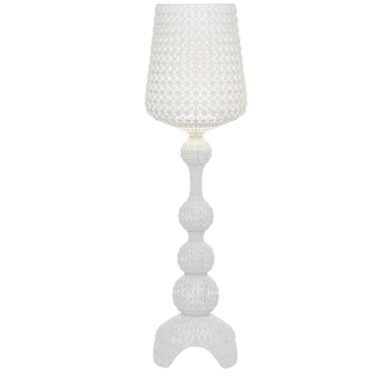 Lampe sur pied à DEL KABUKI, Blanc