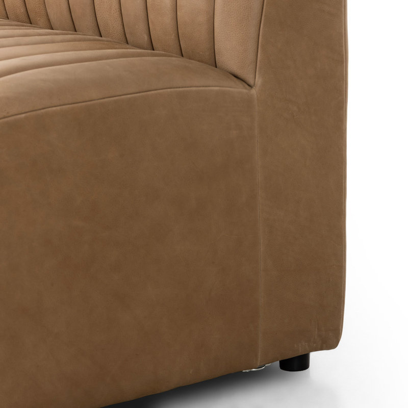 Augustine Upholstered Dining Chair, Palermo Drift Genuine Leather