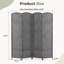 Paravent pliable en fibre de diamant tissé à la main 6 pi Elmina-2115270779-2024024102