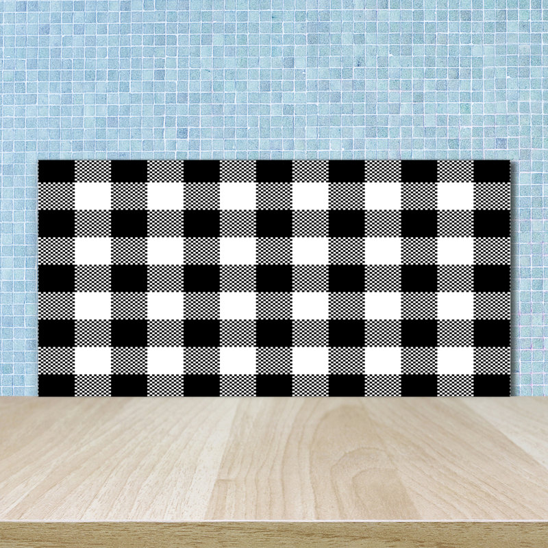 Damiansville 50cm W x 100cm L Glass Peel and Stick Panel